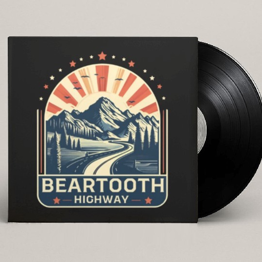 Beartooth Highway US 212 Custom Vinyl Record Sleeves