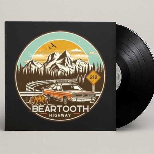 Beartooth Highway US 212 Custom Vinyl Record Sleeves