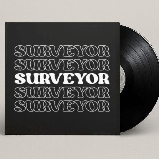 Surveyor Mapper Land Surveyor Geospatial Expert Custom Vinyl Record Sleeves