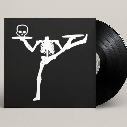 Dancing Skeleton Street Dancer Gift Custom Vinyl Record Sleeves