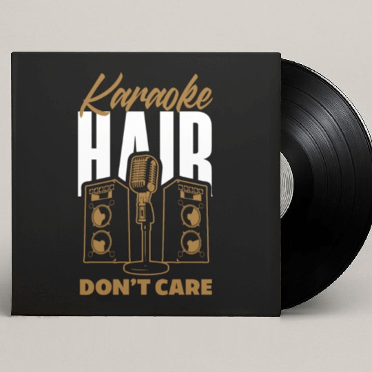 Funny Karaoke Singer Singing Musician Karaoke Gift Custom Vinyl Record Sleeves