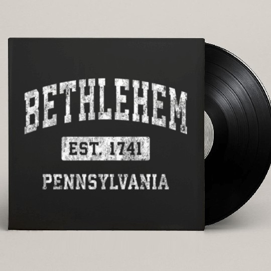 Bethlehem Pennsylvania Pa Established Sports Custom Vinyl Record Sleeves