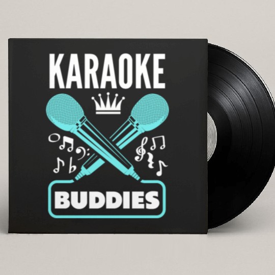 Funny Karaoke Singer Singing Musician Karaoke Gift Custom Vinyl Record Sleeves