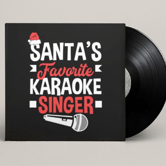 Funny Karaoke Singer Singing Musician Karaoke Gift Custom Vinyl Record Sleeves