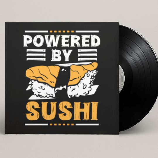 Japanese Roll Maki Cuisine Custom Vinyl Record Sleeves
