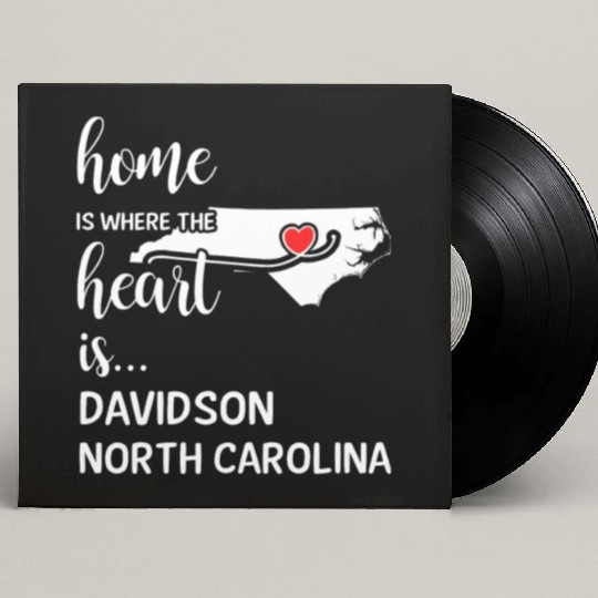 Davidson County North Carolina Is Where My Heart Custom Vinyl Record Sleeves