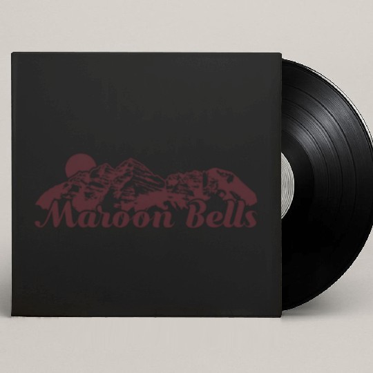 Maroon Bells Elk Mountains Colorado Custom Vinyl Record Sleeves