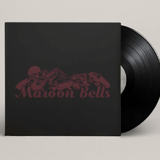 Maroon Bells Elk Mountains Colorado Custom Vinyl Record Sleeves