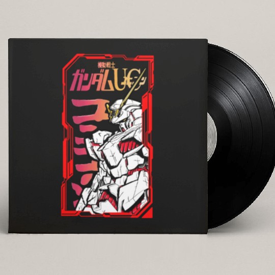 Gundam unicorn Custom Vinyl Record Sleeves