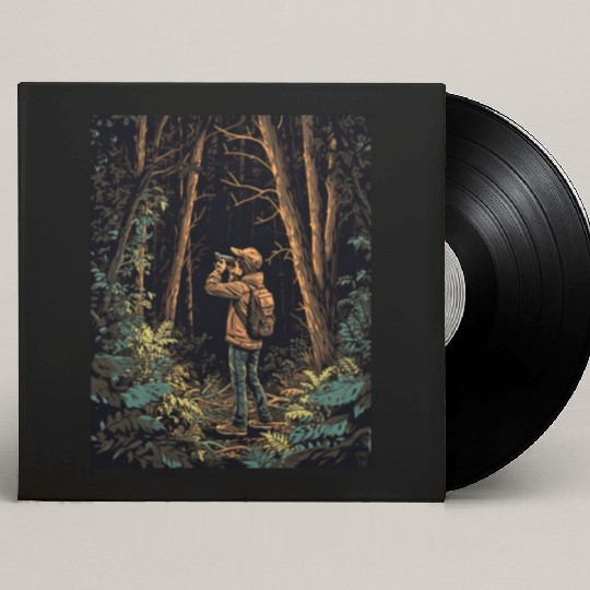 Photography Forest Nature Photographer Camera Custom Vinyl Record Sleeves