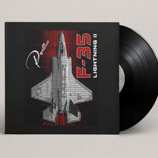 Lockheed Martin F-35 Lightning II Custom Vinyl Record Sleeves