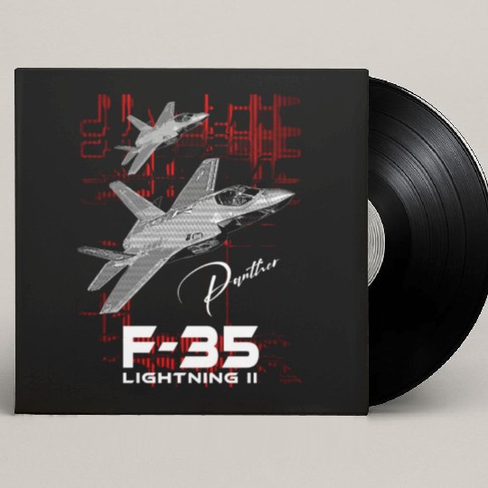 Lockheed Martin F-35 Lightning II Custom Vinyl Record Sleeves