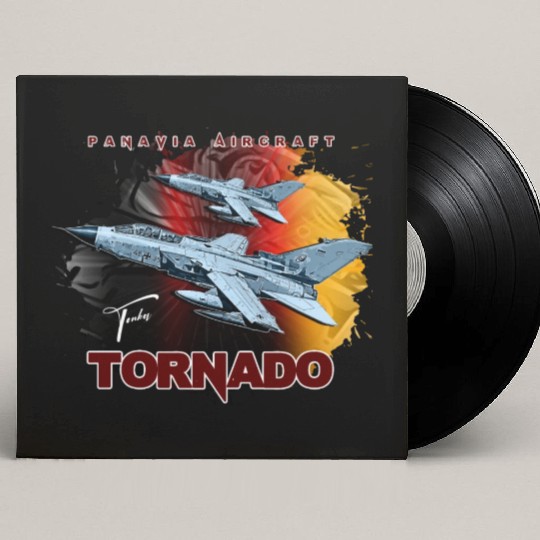 Panavia Tornado European Fighterjet Military Aircr Custom Vinyl Record Sleeves