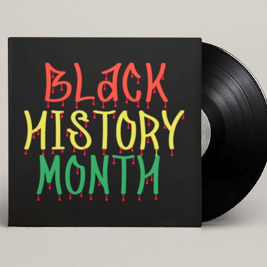 Black History Month Custom Vinyl Record Sleeves Women I Am Black History