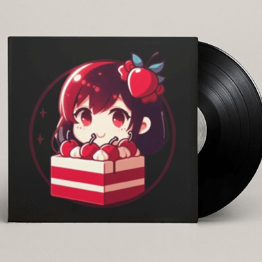 Red Velvet Cake Custom Vinyl Record Sleeves