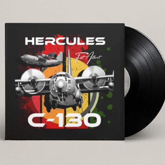 C-130 Hercules Military Aircraft Custom Vinyl Record Sleeves