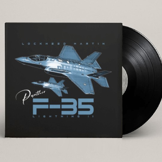 Lockheed Martin F-35 Lightning II Custom Vinyl Record Sleeves