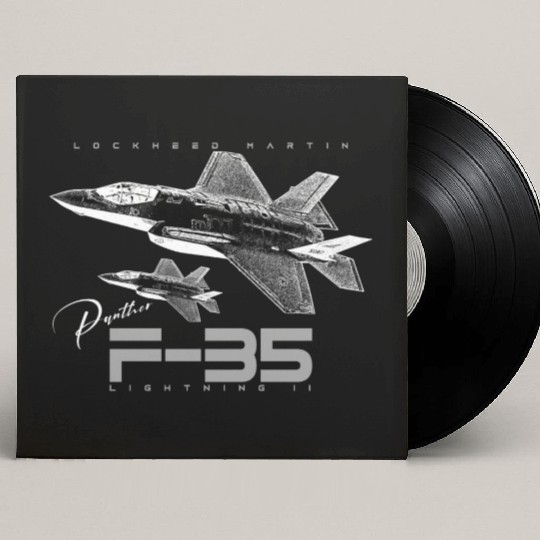 Lockheed Martin F-35 Lightning II Custom Vinyl Record Sleeves