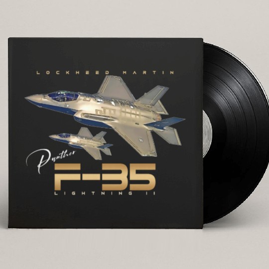 Lockheed Martin F-35 Lightning II Custom Vinyl Record Sleeves