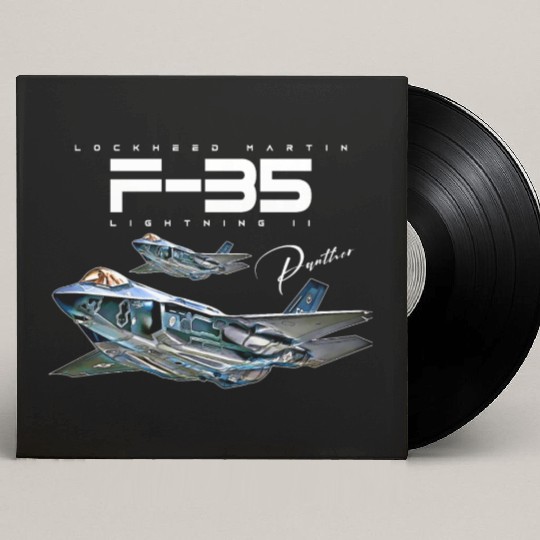 Lockheed Martin F-35 Lightning II Custom Vinyl Record Sleeves