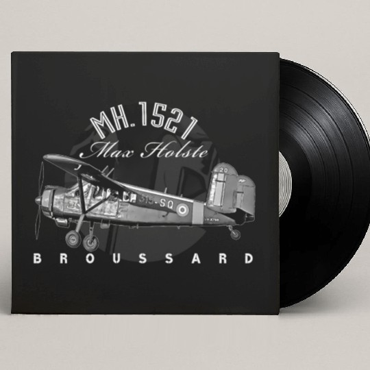 Max Holste MH.1521 Broussard Aircraft Custom Vinyl Record Sleeves