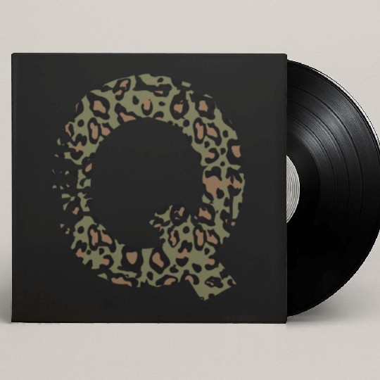 Q army camo design Custom Vinyl Record Sleeves