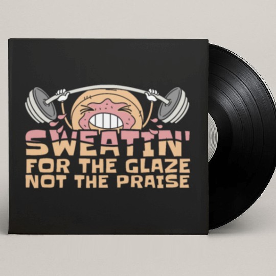 Fitness Donut Donut Gym Custom Vinyl Record Sleeves