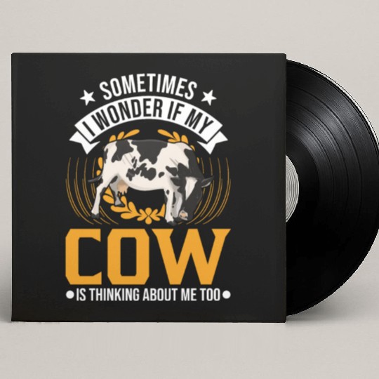 Cow Cattle Breeder Farmer Cows Custom Vinyl Record Sleeves