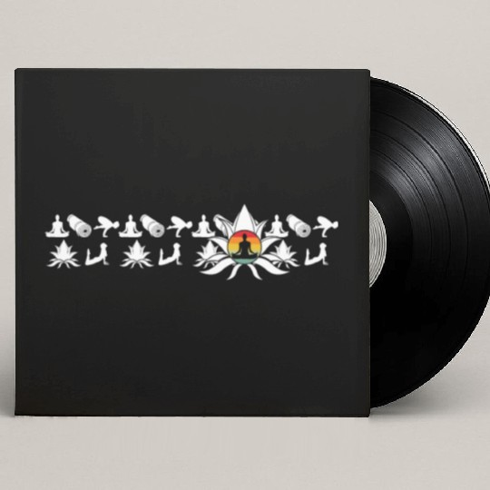 Yoga Namaste Meditation Lotus Zen Yoga Custom Vinyl Record Sleeves