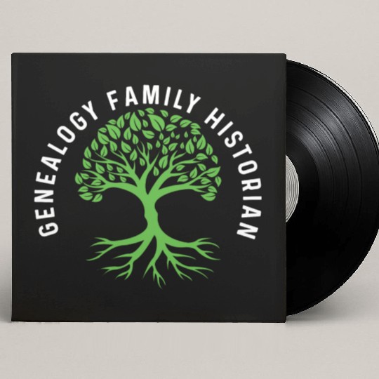 Genealogy Family Historian Archaeologist Gift Custom Vinyl Record Sleeves