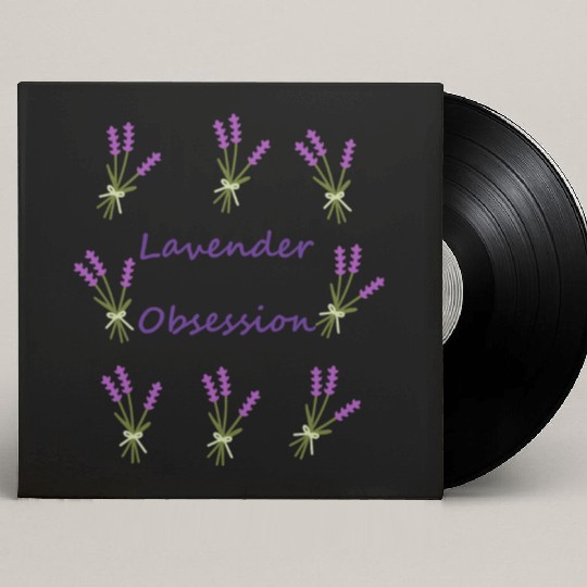 Aromatherapy Lavender Obsession Custom Vinyl Record Sleeves