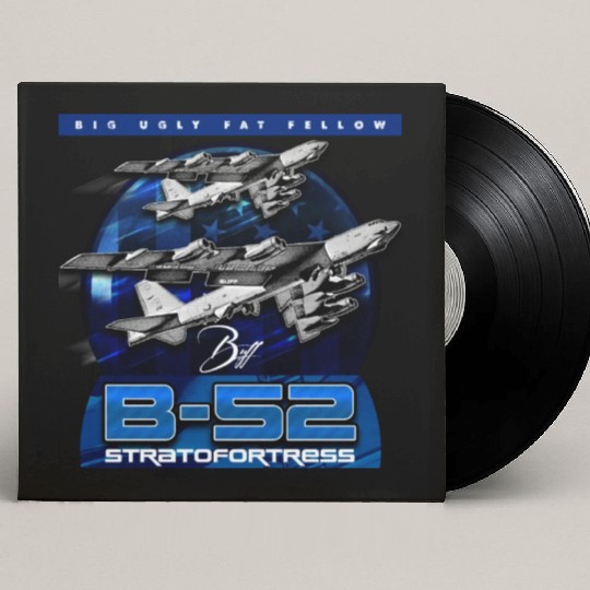 B-52 Stratofortress U.S. long-range heavy bomber Custom Vinyl Record Sleeves