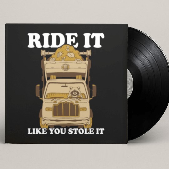 Funny Raccoons Trash Panda Racoon Lovers Custom Vinyl Record Sleeves