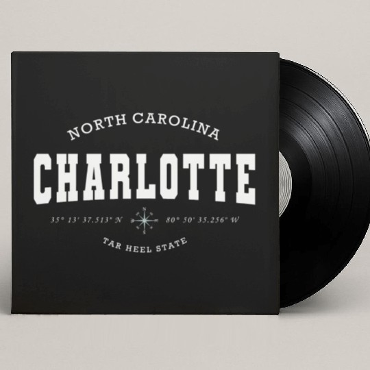 Charlotte (NC) USA Custom Vinyl Record Sleeves