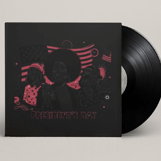 history of us presidents day Custom Vinyl Record Sleeves