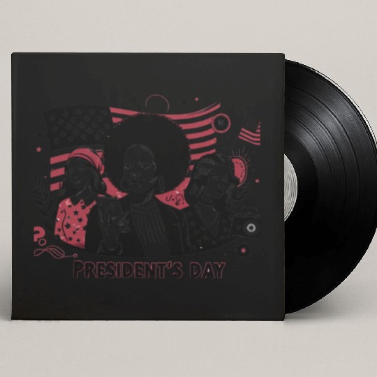 history of us presidents day Custom Vinyl Record Sleeves