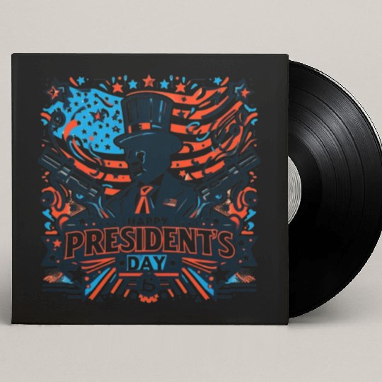 history of us presidents day Custom Vinyl Record Sleeves