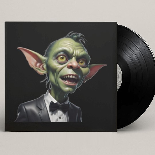 Green Goblin with Tuxedo Custom Vinyl Record Sleeves