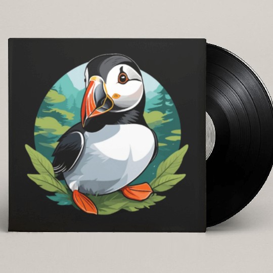 Puffin Custom Vinyl Record Sleeves
