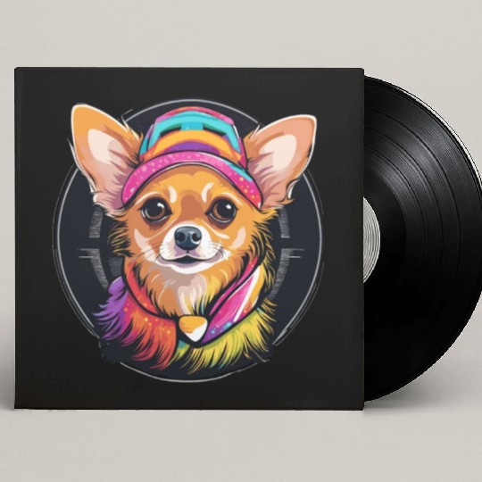 Chihuahua Custom Vinyl Record Sleeves
