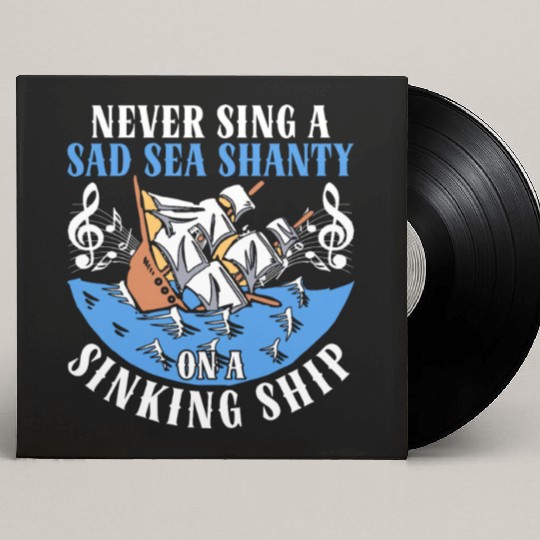 Never Sing A Sad Sea Shanty On A Sinking Ship Custom Vinyl Record Sleeves