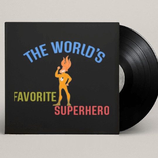 The World's Favorite Superhero Hype Custom Vinyl Record Sleeves