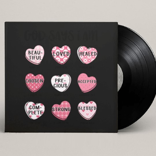 God says I am Precious Custom Vinyl Record Sleeves