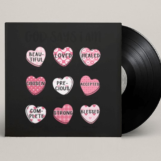 God says I am Precious Custom Vinyl Record Sleeves