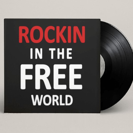 Neil Young Rockin In The Free World Custom Vinyl Record Sleeves