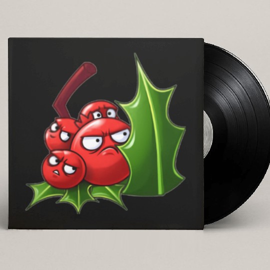 Plants Versus Zombies 2 Holly Barrier Custom Vinyl Record Sleeves