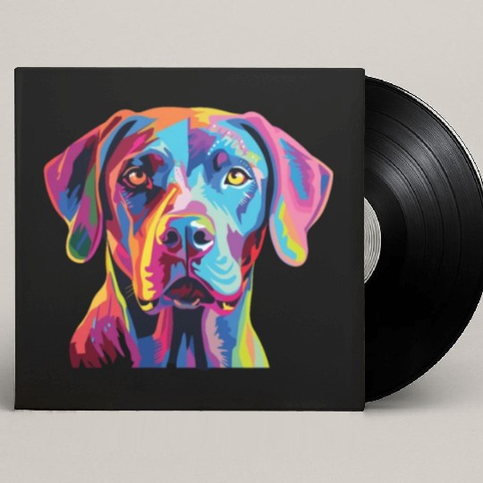 Watercolor Colorful Blue Lacy Custom Vinyl Record Sleeves