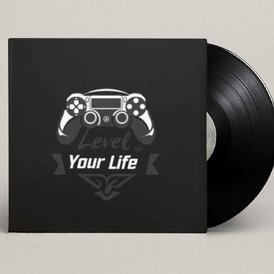 Game On: Level Up Your Life Custom Vinyl Record Sleeves