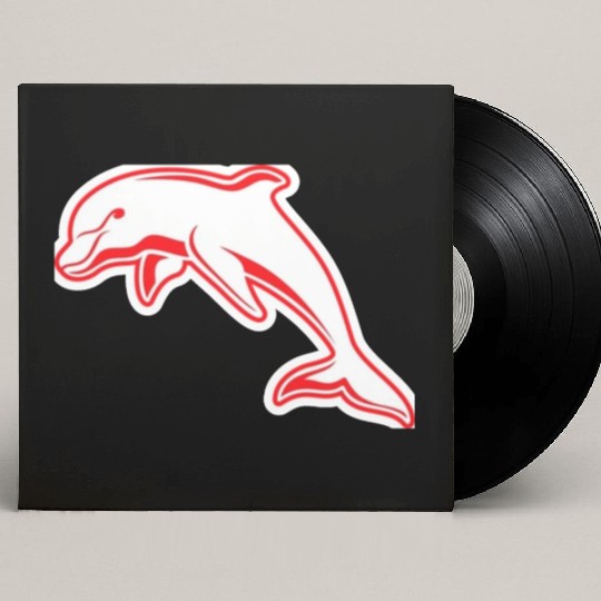 Dolphins NRL Custom Vinyl Record Sleeves