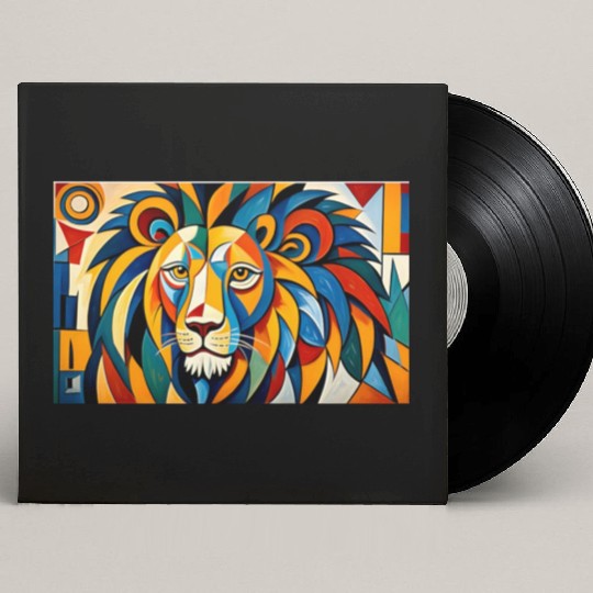 Lion look. Custom Vinyl Record Sleeves